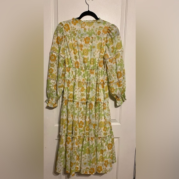 SundayUp Grandma core Floral Dress 70s Style SZ Small - Picture 8 of 8